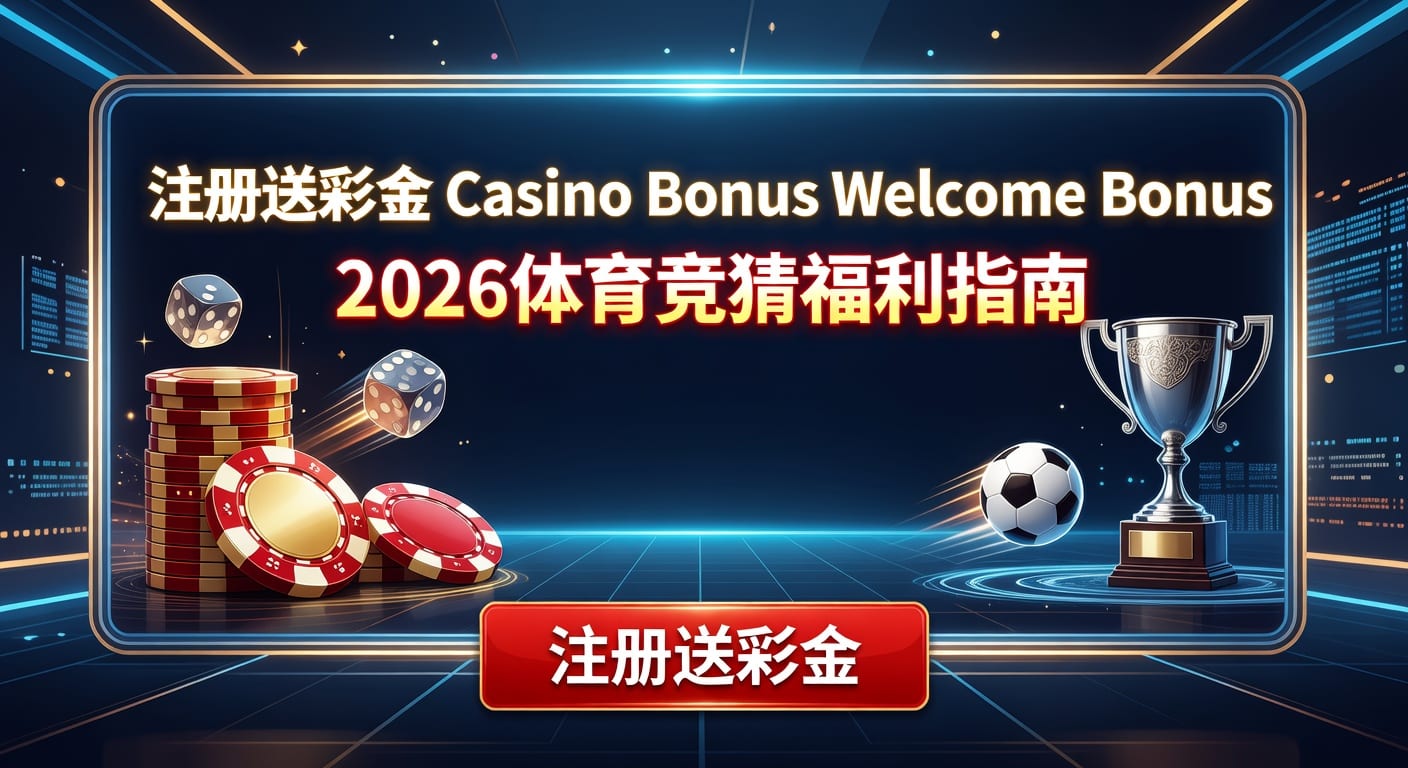 注册送彩金 casino bonus welcome bonus 领取指南