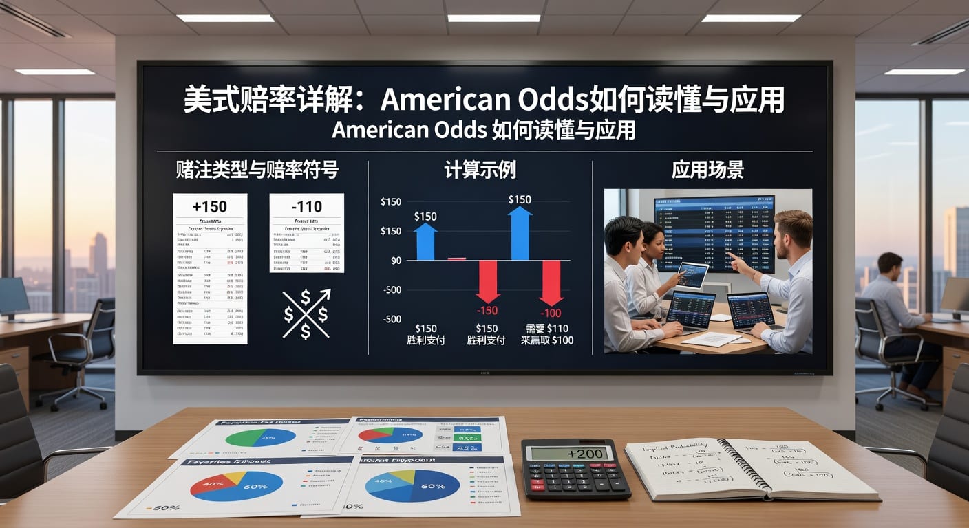 美式赔率 american odds：换算、下注与实战解读