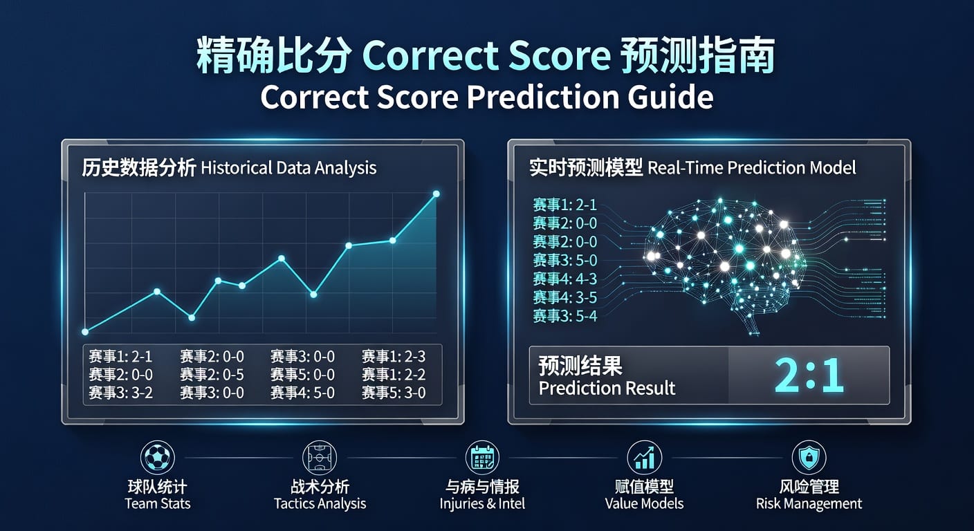 精确比分 correct score：2026投注技巧与判断逻辑